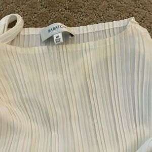 Aritzia Babaton '90s Slit Dress Ivory $218 XXS